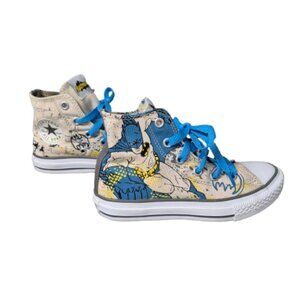 Converse All Stars Chuck Taylor Batman High Top Shoes Size Youth 13